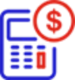 Calculator icon representing transparent pricing and free estimates for HVAC services at L&S Air LLC.